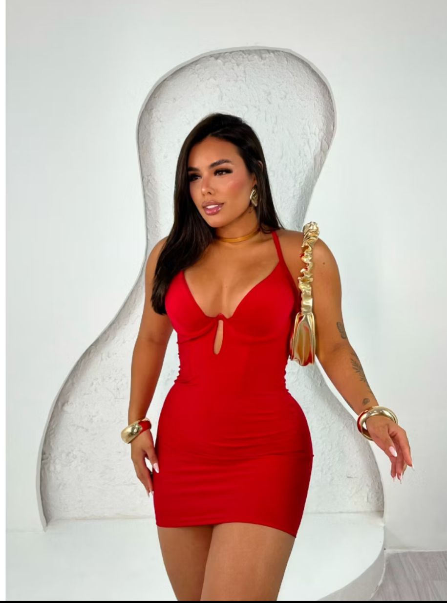 Vestido arô tubinho
