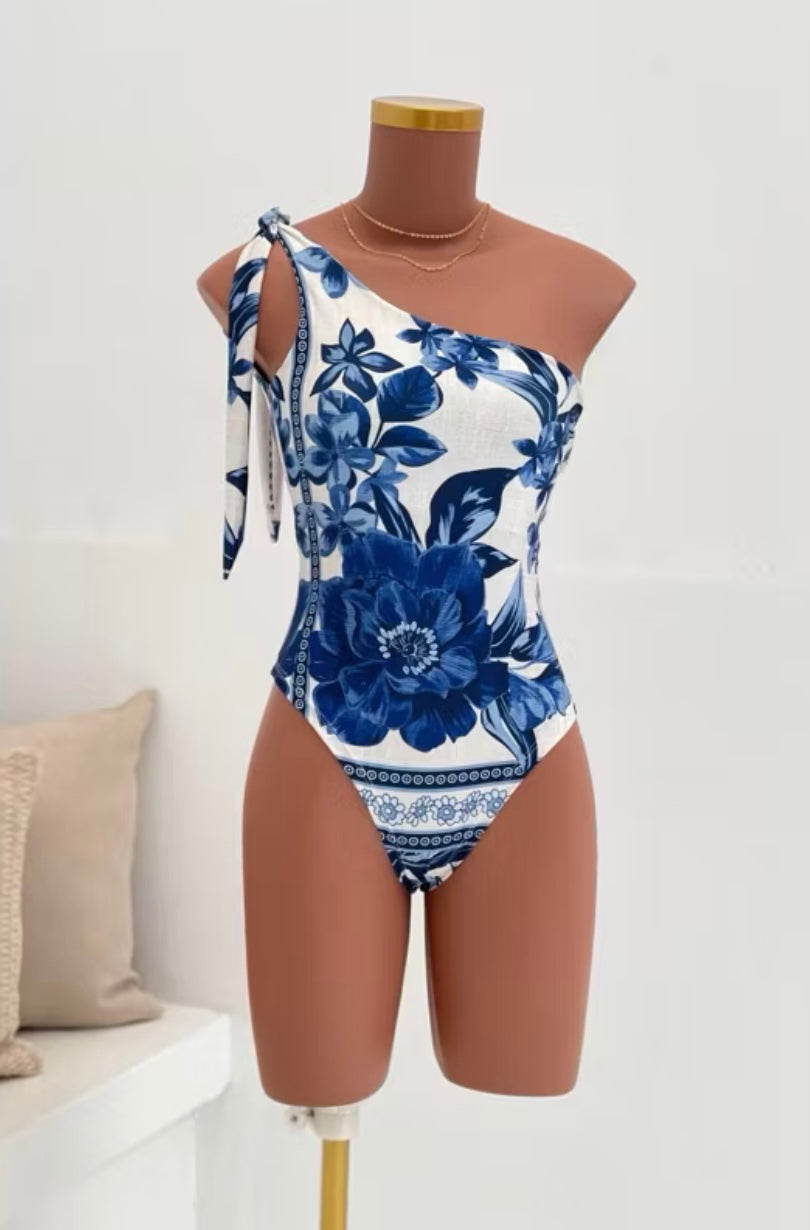 Body estampado, ombro único