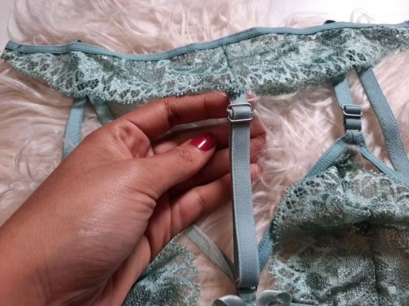 conjunto coleira, lingerie sexy com coleira