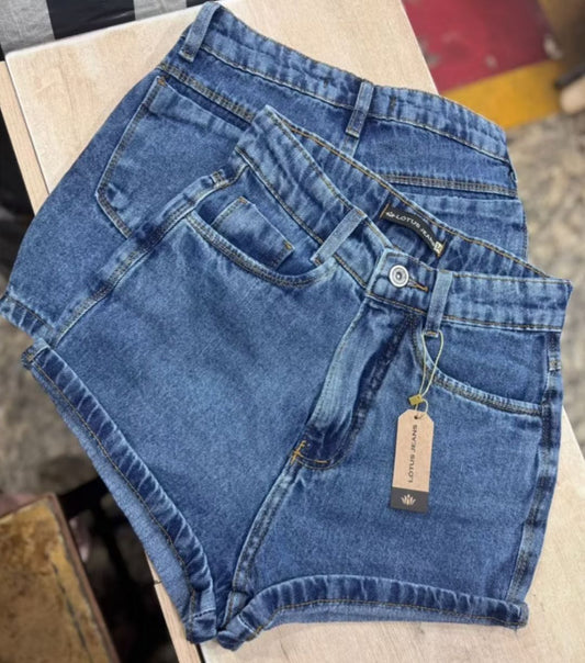 Short jeans cintura Alta