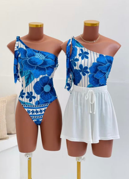 Body estampado, ombro único