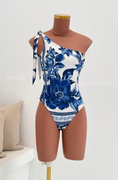 Body estampado, ombro único