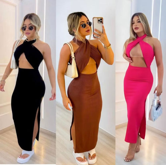 Vestido longo MIDI